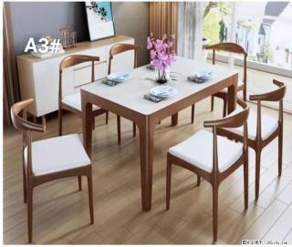 T08高级长方桌，胡桃色  1.35米带炉一桌四椅650元，现货11套。 - 洛阳28生活网 luoyang.28life.com